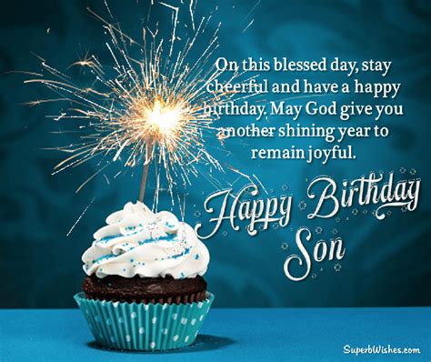 Cute Happy Birthday Wishes For Son S Birthday Son S Superbwishes