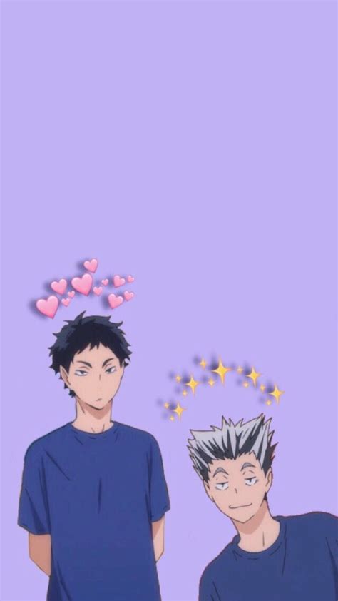 Akaashi And Bokuto Wallpaper Cute Anime Wallpaper Haikyuu