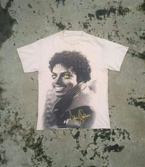 Kaos Band Michael Jackson Fesyen Pria Pakaian Atasan Di Carousell