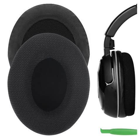 Geekria Comfort Mesh Fabric Replacement Ear Pads For Turtle Beach Ear