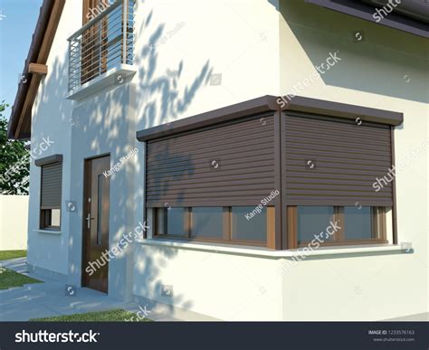 Window Roller Illustration 3d Illustration Stock Illustration