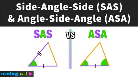 Triangle Congruence Side Angle Side Vs Angle Side Angle Youtube