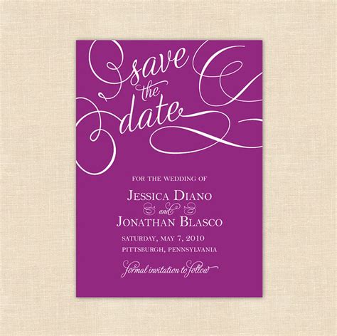 Elegant Save The Date Card A Photo On Flickriver