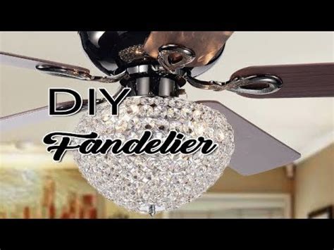 The fan has four creatively designed. DIY Crystal Ceiling Fan Upgrade- Ceiling Fan Makeover ...