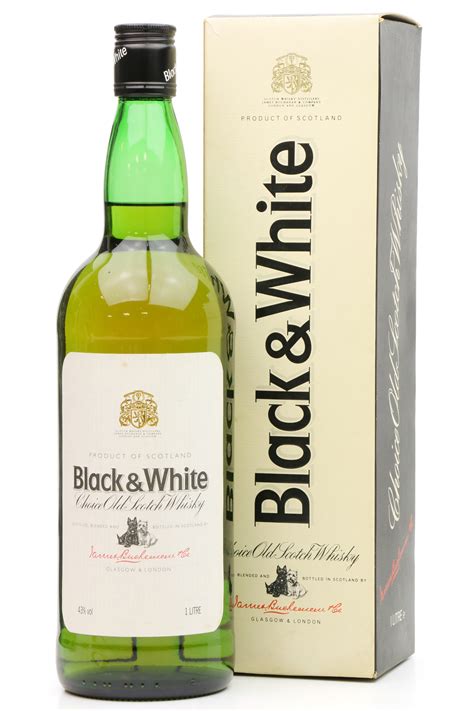 Black And White Blended Scotch Whisky 1 Litre Just Whisky Auctions