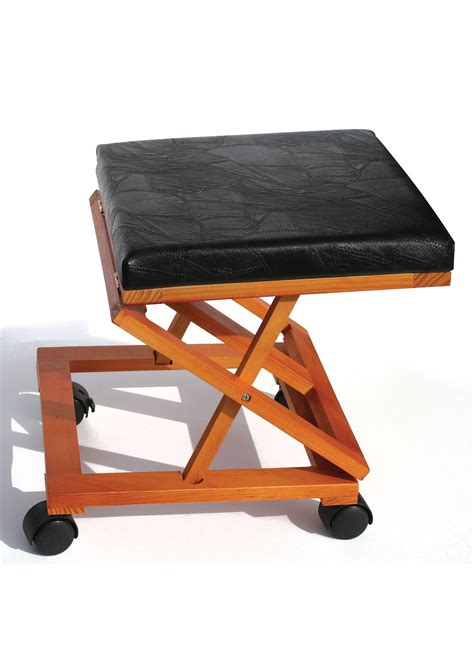 Buy Epc Rolling Adjustable Solid Wood Fold A Way Leather Cushion Foot