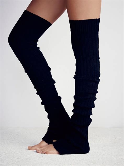 Pirouette Leg Warmer So Soft Cozy Ribbed Thigh High Legwarmers Heat Up Your Practice And