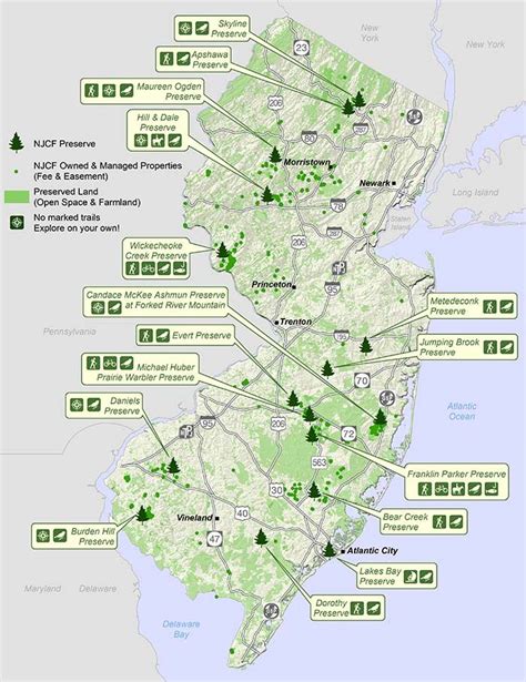 New Jersey Mountains Map Stabilising Cyberzine Photographic Exhibit