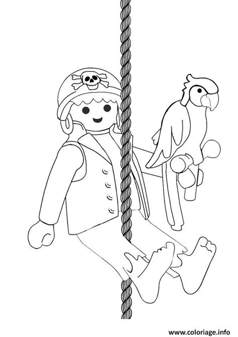 Coloriage Playmobil Pirate JeColorie Com