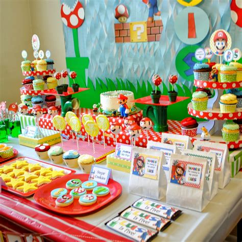 Super Mario Birthday Party Ideas Photo 1 Of 38 Super