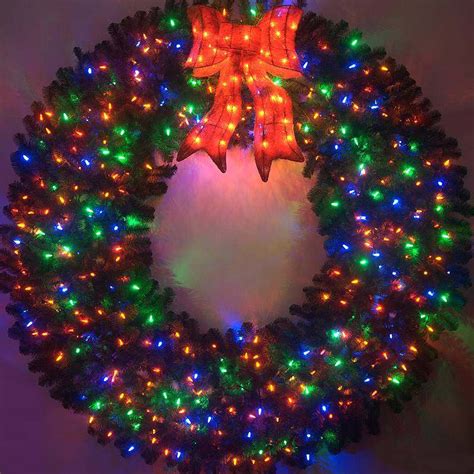 Buy battery outdoor light fixtures and get the best deals at the lowest prices on ebay! 6 FOOT COLOR CHANGING L.E.D. PRELIT CHRISTMAS WREATH ...