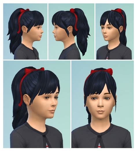 Ponybow And Bangs Hair At Birksches Sims Blog Sims 4 Updates