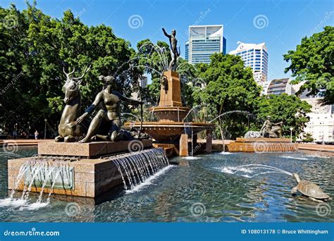 The Archibald Fountain Hyde Park Sydney Australia Editorial Stock Photo Image Of Forces