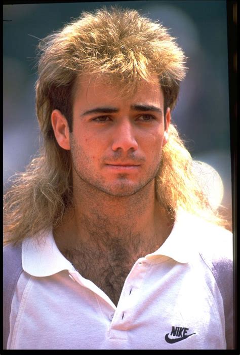 Athletes Who Endorse Nike Andre Agassi Thefumble People Mullet