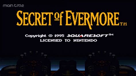Secret Of Evermore Main Title Remastered Youtube