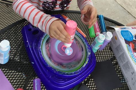 Spin Painting With Kids Art Spinners Can Provide Hours Of Creative