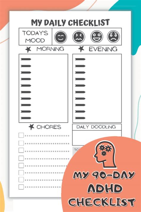 My Daily Checklist For Adhd Kids A 90 Day Morning And Evening