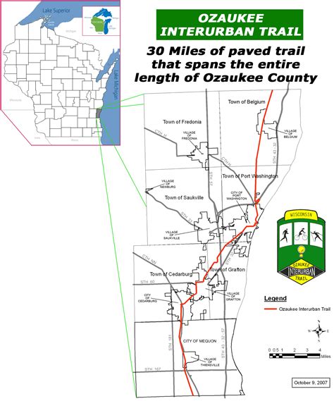 Interurban Trail Ozaukee County Wi Official Website