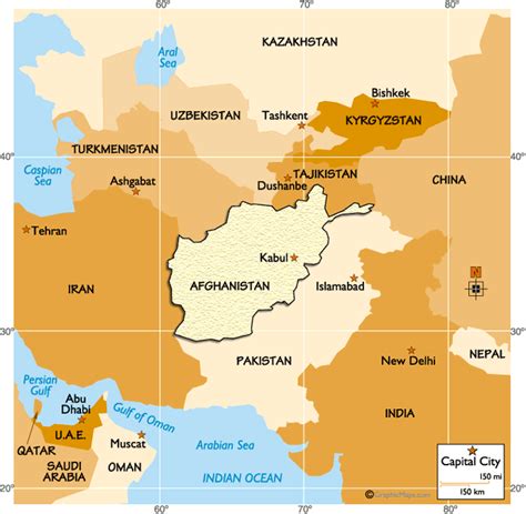 Afghanistan Regional Map