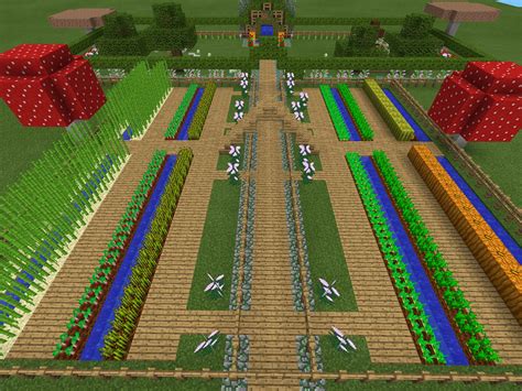 There are various garden of the house that you can choose each has its own uniqueness. Minecraft garden | Minecraft garden, Minecraft farm, Minecraft blueprints
