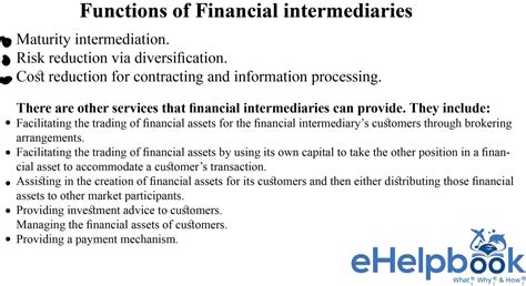 Financial Intermediaries Definition Types Functions And