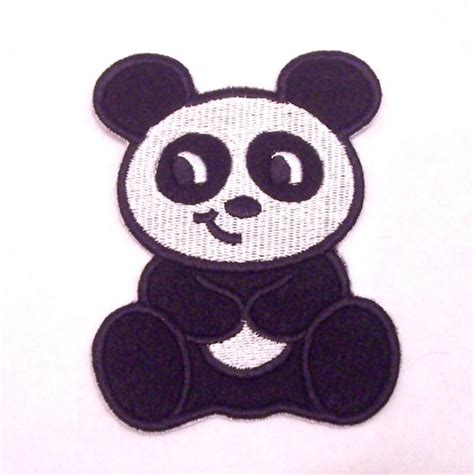 Embroidered Panda Patch
