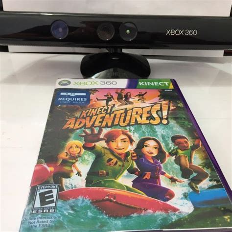 Kinect Xbox 360 Original Mais Jogo Kinect Adventures Em Batatais