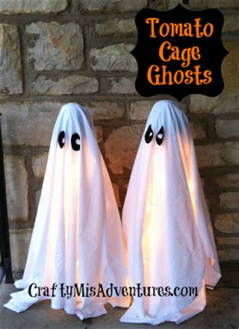 Tomato Cage Ghosts Allcrafts Free Crafts Update