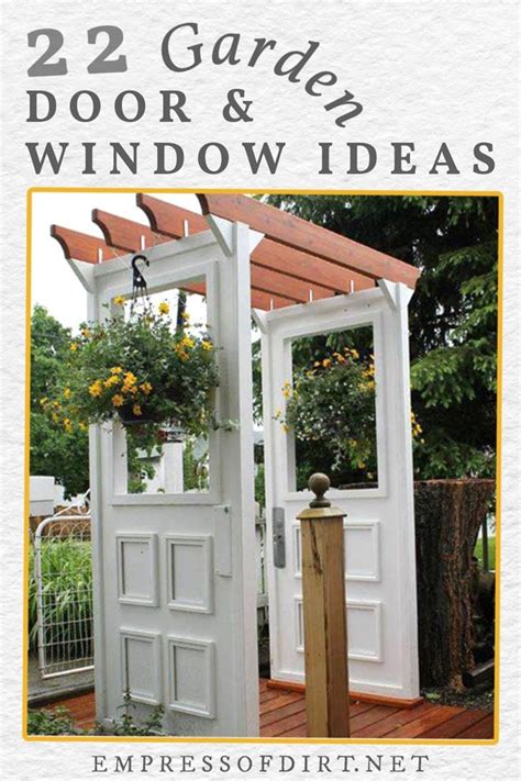 20 Ideas For Old Doors And Windows In The Garden