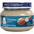 Gerber 2nd Foods Chicken & Gravy Baby Food, 2.5 oz Jar - Walmart.com ...