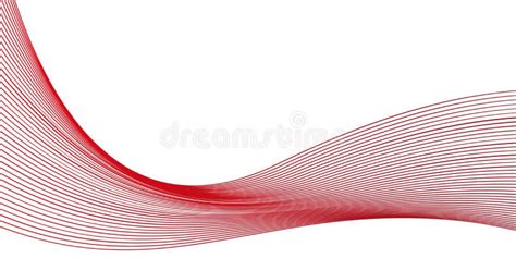 Red Wavy Background Abstract Red Background Vector Illustration Stock