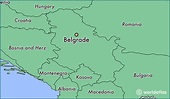 Map Of Belgrade Serbia | Cities And Towns Map