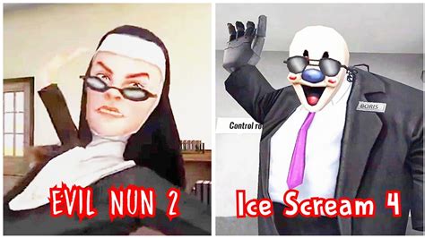Ice Scream 4 Official Teaser Vs Evil Nun 2 Official Teaser Youtube