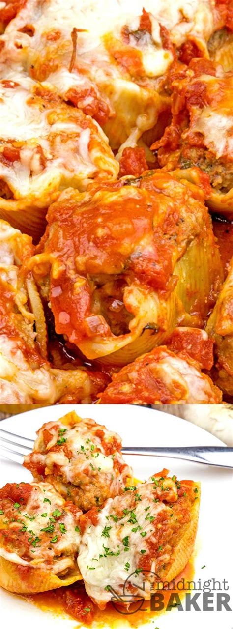 Meat And Cheese Stuffed Shells The Best Blog Recipes