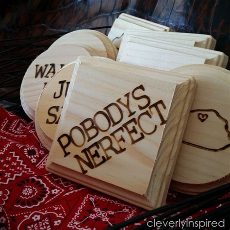 Diy Wood Coasters Cleverly Inspired