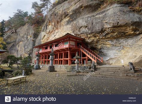 Temple In Tohoku Near Hiraizumi In Northeast Of Japan Stock Photo Alamy