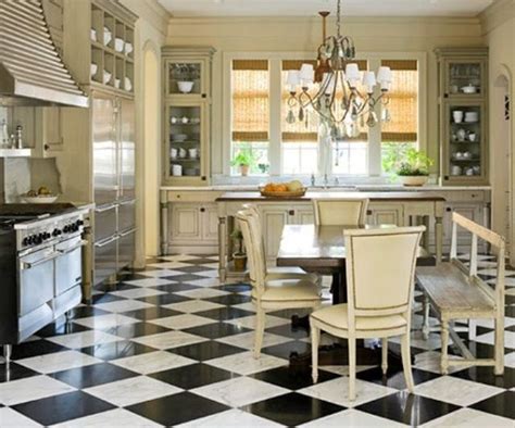 French Kitchen Style Kitchen Flooring French Country Kitchens