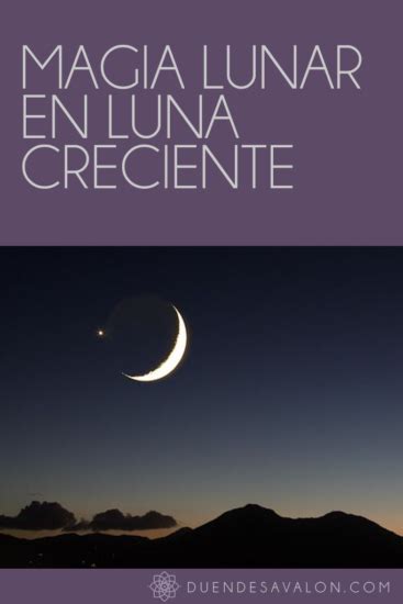 Magia Lunar En Luna Creciente Duendes Avalon