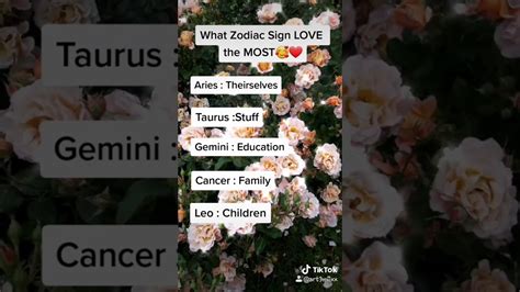 Zodiac Signs Tik Tok Follow Back Youtube