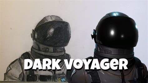Drawing Dark Voyager Drawing Fortnite Skins 5 Youtube
