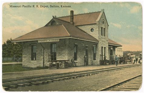 Missouri Pacific Railroad Depot Salina Kansas Kansas Memory