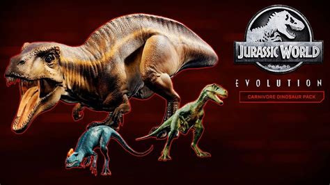 3 New Species Profiles Revealed Carnivore Dinosaur Pack Jurassic World Evolution Youtube