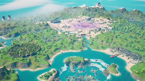 New Map And All Named Locations In Fortnite Chapter 2 83c