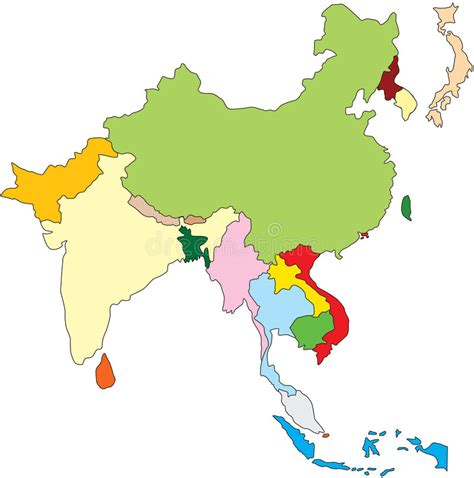 Find & download free graphic resources for south asia map. South East Asia Map stock illustration. Illustration of ...