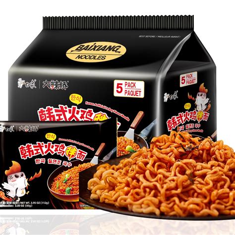 560g Factory Supplier Korean Noodle Super Spicy Chicken Roasted Noodles