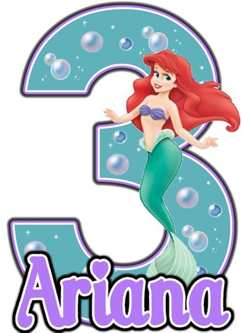 Little Mermaid Princess Ariel Birthday Party T By Ammagicdesigns 425