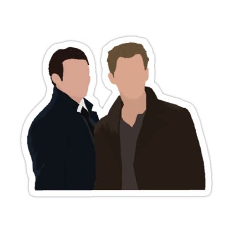 Klaus And Elijah Sticker By Stephaniee G In 2021 Vampire Diaries