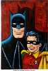 Bob Kane Batman and Robin Painting Original Art (c. late 1950s ...