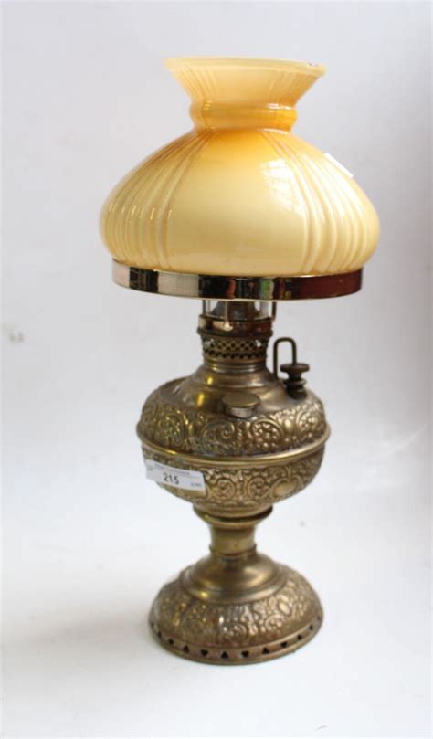 Sold Price Antique Millers Brass Kerosene Oil Lamp April 1 0120