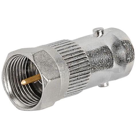 F Type Male To Bnc Female Coax Connector Adapter Cctv Rg6 Rg59 50pcs In Transmission And Cables